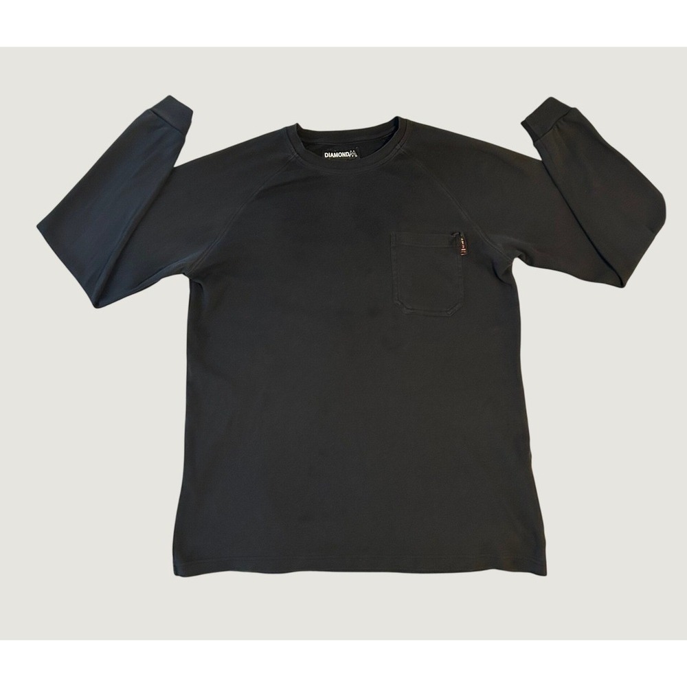 4ct Diamond M FR Shirt Medium Black Long Sleeve Workwear 1500